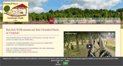 Desktop Screenshot of ferienhofheins.de